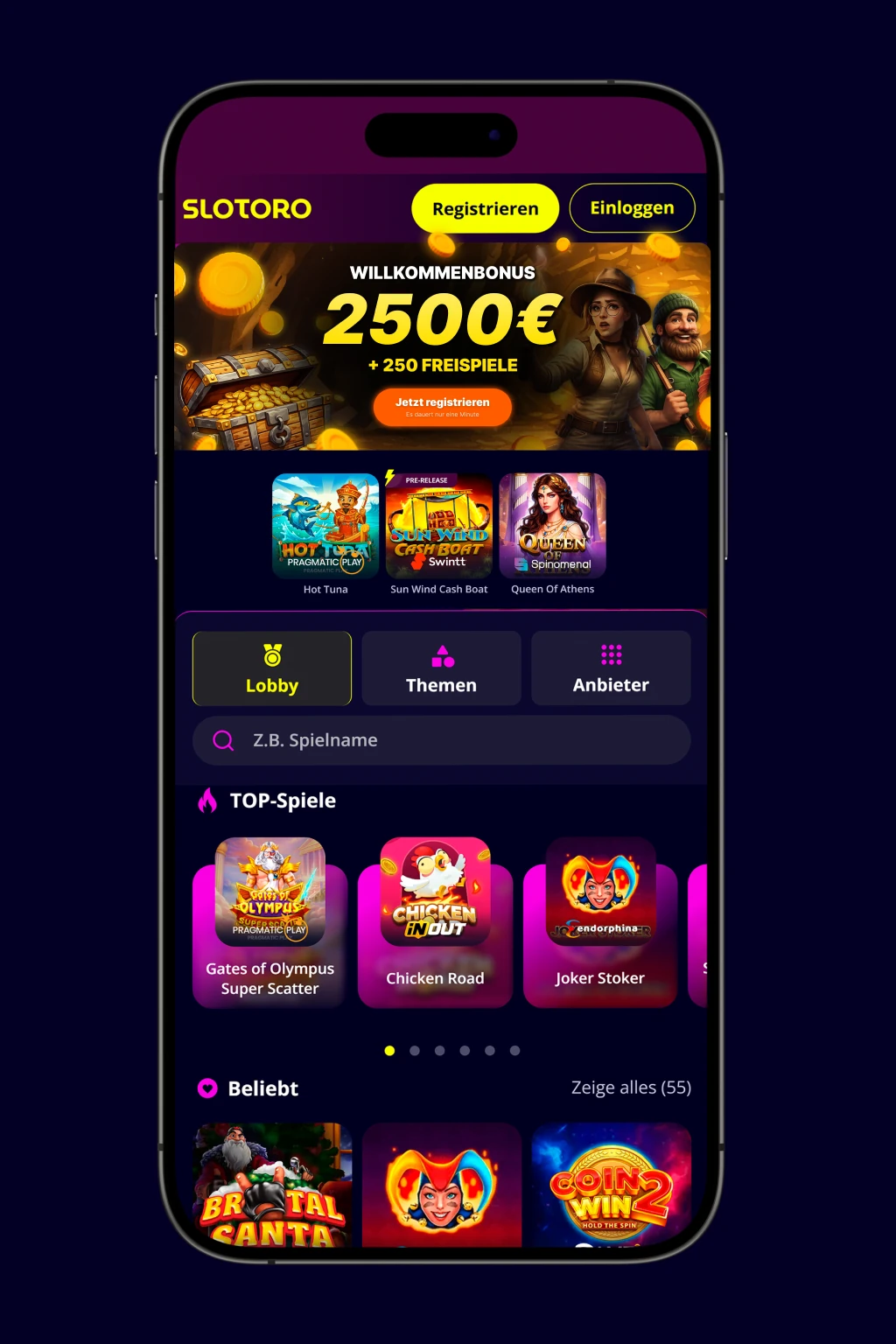 slotoro app wettoptionen